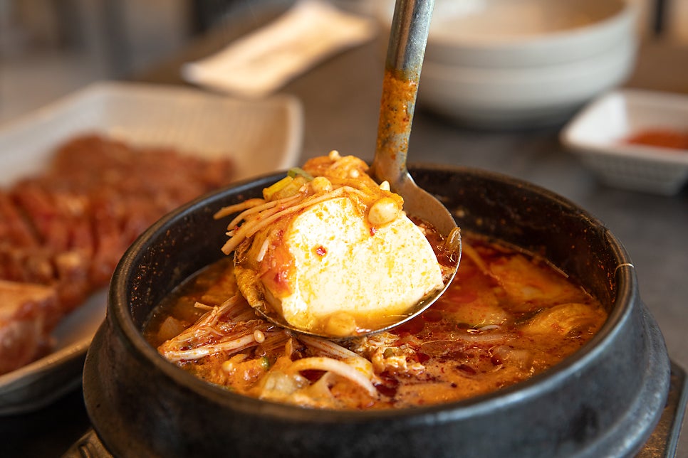 칼칼한 얼큰순두부찌개